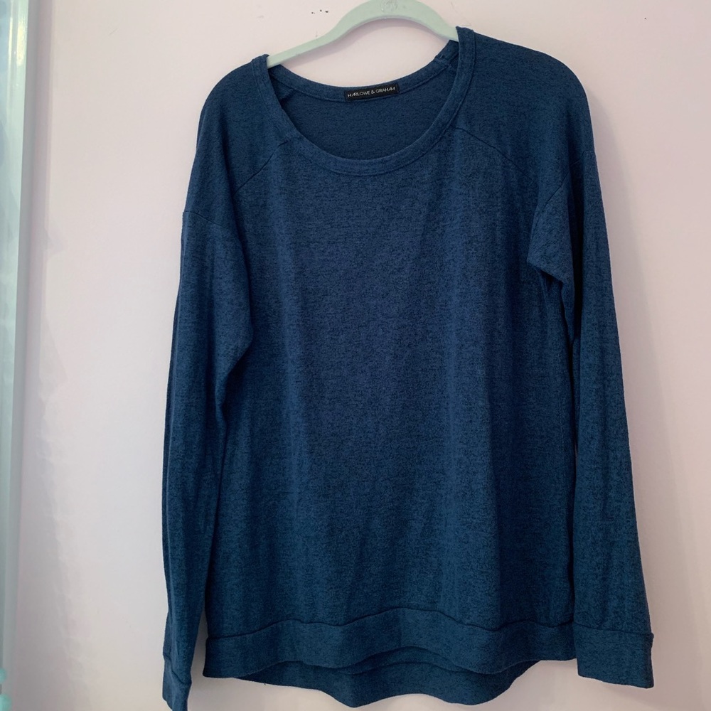 Blue cashmere sweater